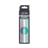 GoSili Reusable Silicone Straws, Mini 5 pack