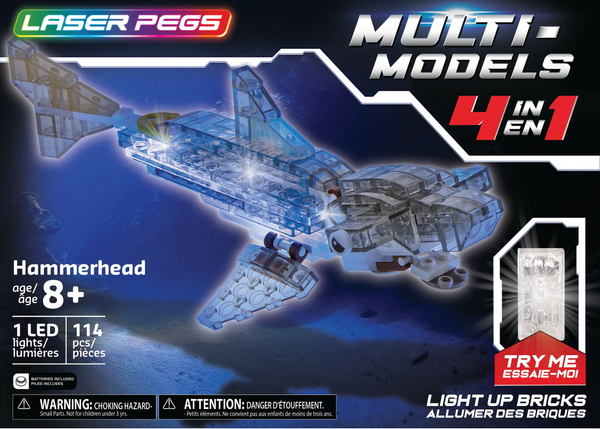 Laser Pegs Multi-Models 4-in-1 Hammerhead