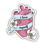 Big Moods 'I Love Myself' Vinyl Sticker