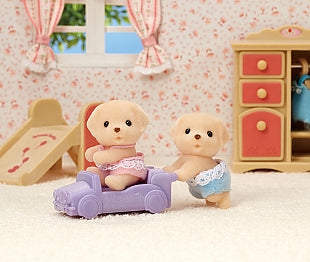 Calico Critters Yellow Lab Twins
