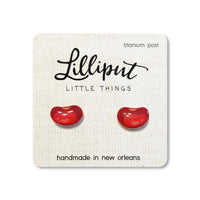 Lilliput Little Things Earrings - Red Beans