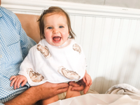 *NEW* Little Hometown 2-in-1 Burp Cloth & Bib: Aw, Shucks!