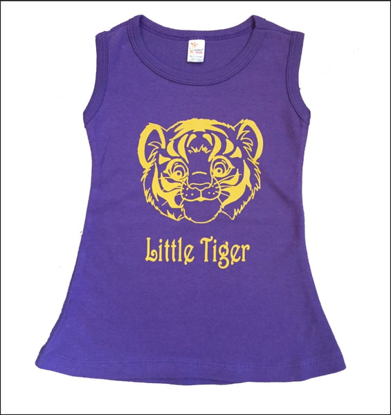 Little Black Tutu Little Tiger Toddler Tank Dress, 12-24 mo