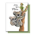 *FINAL SALE* Paper Wilderness Love You Mom Koalas Mother's Day Greeting Card