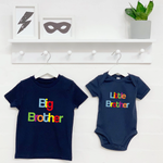 Lovetree Design Big/Lil Bro Matching Multicolor Shirts