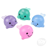 *FINAL SALE* Toy Network Gummy Glitter Narwhal Squishy Toys