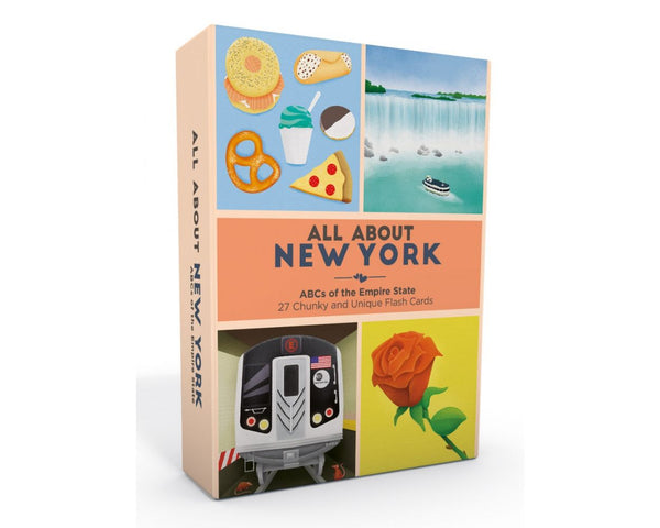 All About New York Alphabet Flash Cards