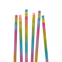 Ooly Oh My Glitter! Graphite Pencils, Pack of 6