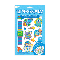 Ooly Tattoo-Palooza Temporary Tattoos - Space Explorer