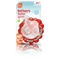 RaZbaby RaZberry Silicone Teethers