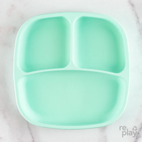 Re-Play Silicone Suction Divided Plate