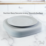 Re-Play Silicone Suction Divided Plate