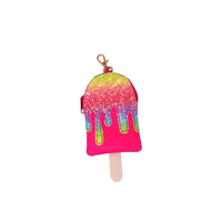 Pink Poppy Popsicle Coin Purse
