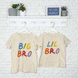 Lovetree Design Matching Rainbow Big/Lil Sibling Shirts