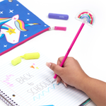 Yoobi Ballpoint Pen with Shaker, Rainbow