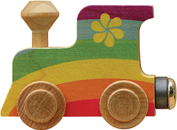 Maple Landmark Name Trains - Rainbow Engine