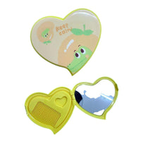 Travel Hair Comb with Mirror