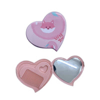 Travel Hair Comb with Mirror