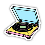 Big Moods Record Player Vinyl Sticker