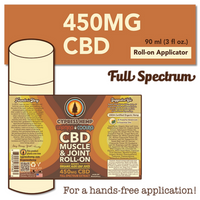 Cypress Hemp Full Spectrum 450mg CBD Muscle & Joint Roll-On