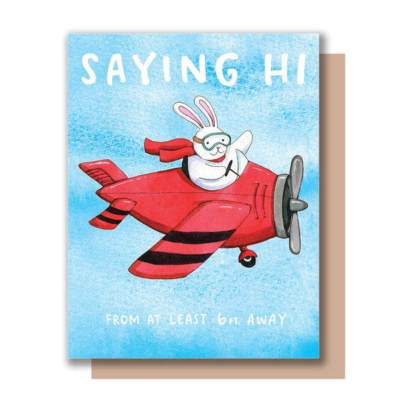 *FINAL SALE* Paper Wilderness Social Distance Hi Greeting Card