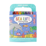 Ooly Carry Along Coloring Book and Crayon Kit - Sea Life