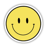 Big Moods Yellow Smiley Face Vinyl Sticker