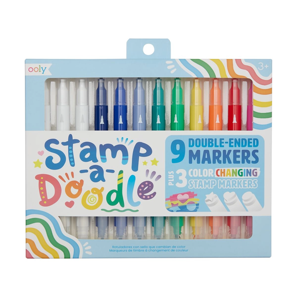 Yoobi Double-Ended Stamp Markers -10 Pack