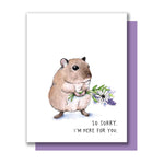 *FINAL SALE* Paper Wilderness Sympathy Mouse Greeting Card