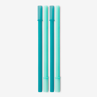 GoSili Connectable Silicone Straws, 4-Pack