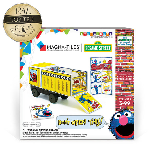 Magna-Tiles CreateOn Sesame Street The Monster at the End of This Story 14-Piece Set