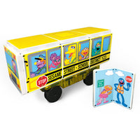 Magna-Tiles CreateOn Sesame Street School Bus 14-Piece Set