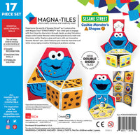 Magna-Tiles CreateOn Sesame Street Cookie Monster's Shapes 17-Piece Set