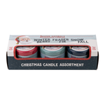 Santa's Naturals Christmas Candles Sampler Mini Trio🎄