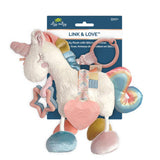 Itzy Ritzy Link & Love Unicorn Activity Plush