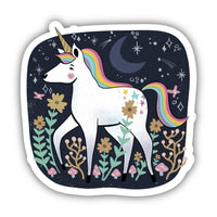 Big Moods Unicorn Night Vinyl Sticker