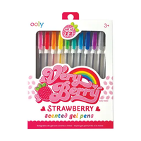*NEW* Ooly Very Berry Strawberry Scented Gel Pens