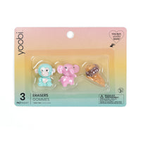 Yoobi 3D Erasers - Zoo